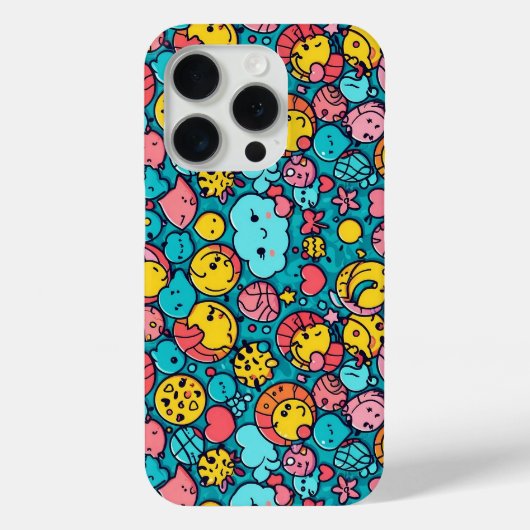 Abstract geometrisch patroon 33 - iPhone Case (Achterkant)