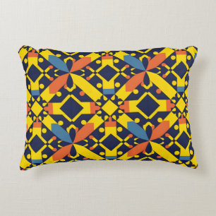 Abstract geometrisch patroon accent kussen