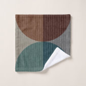 Abstract geometrisch patroon. bad handdoek (Wasdoekje)