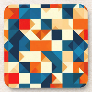 Abstract Geometrisch Patroon Bier Onderzetter