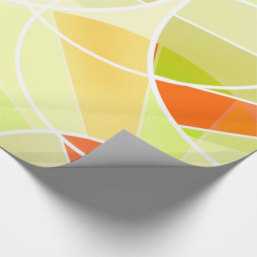 Abstract geometrisch patroon cadeaupapier (Hoek)