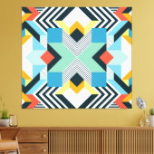 Abstract geometrisch patroon. canvas afdruk (Insitu (Woonkamer))
