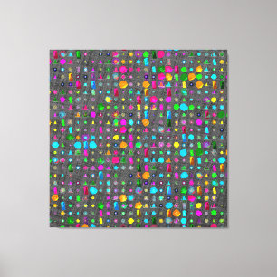 Abstract geometrisch patroon canvas afdruk