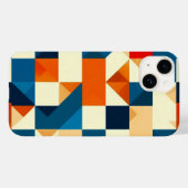 Abstract Geometrisch Patroon Case-Mate iPhone Case (Achterkant (horizontaal))