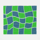 Abstract geometrisch patroon fleece deken (Voorkant (Horizontaal))