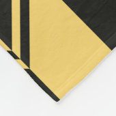Abstract geometrisch patroon fleece deken (Hoek)