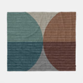 Abstract geometrisch patroon. fleece deken (Voorkant (Horizontaal))
