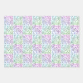 Abstract geometrisch patroon | Gesmolten en gefilt Inpakpapier Vel (Voorkant 2)