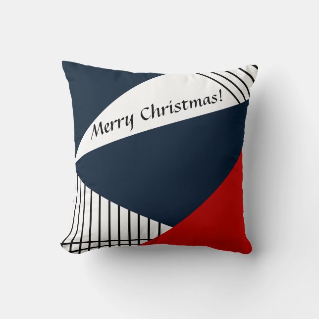 Abstract geometrisch patroon kussen (Voorkant)