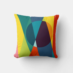 Abstract geometrisch patroon kussen