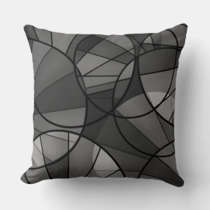 Abstract geometrisch patroon kussen