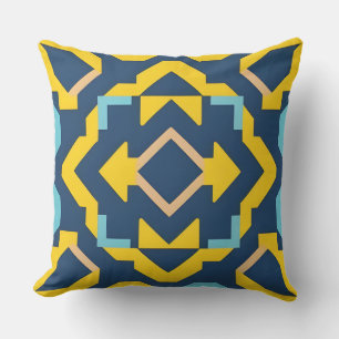 Abstract geometrisch patroon kussen