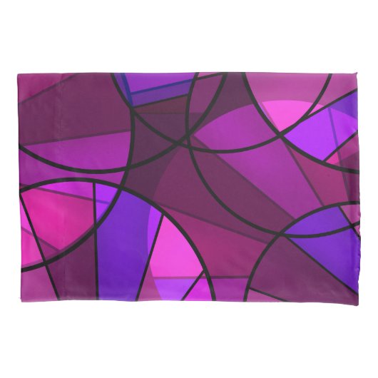 Abstract geometrisch patroon kussensloop (Voorkant)
