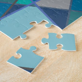 Abstract geometrisch patroon legpuzzel (Zijkant)