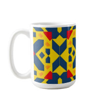Abstract geometrisch patroon met levendige kleuren