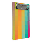 Abstract geometrisch patroon mini klembord (Schuin)