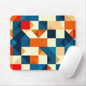 Abstract geometrisch patroon muismat (Met muis)