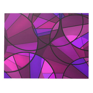 Abstract geometrisch patroon notitieblok