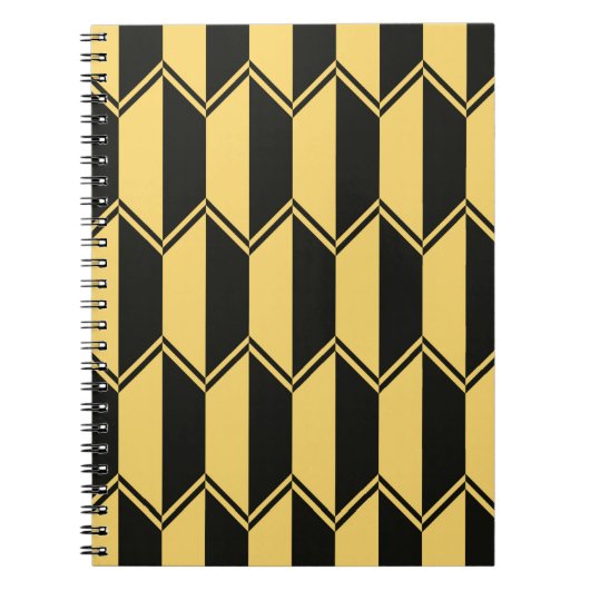 Abstract geometrisch patroon notitieboek (Voorkant)