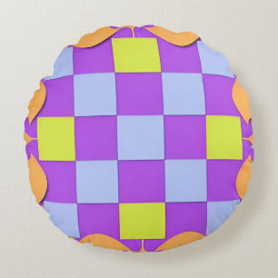 Abstract Geometrisch Patroon Rond Kussen