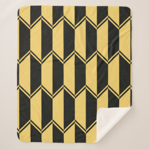 Abstract geometrisch patroon  sherpa deken