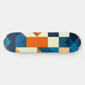 Abstract geometrisch patroon skateboard (Horizontaal)