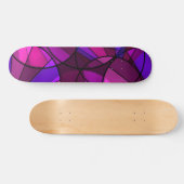 Abstract geometrisch patroon skateboard (Horizontaal)