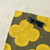 Abstract geometrisch patroon strandlaken (In situ)