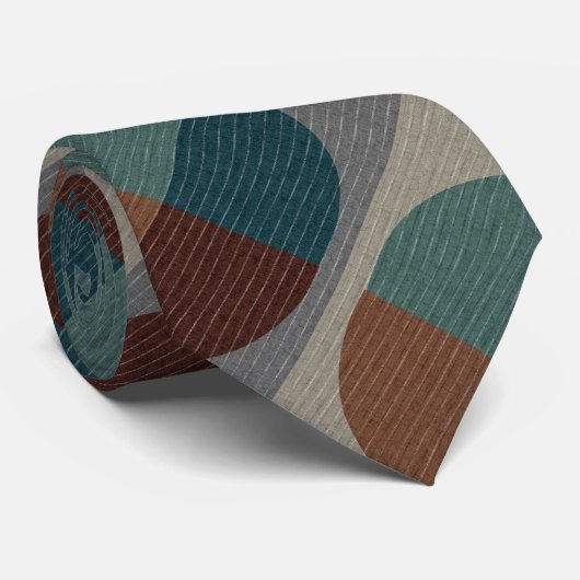 Abstract geometrisch patroon. stropdas (Opgerold)