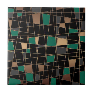 Abstract geometrisch patroon tegeltje