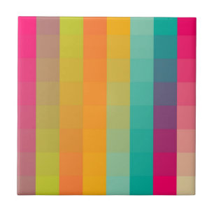 Abstract geometrisch patroon tegeltje