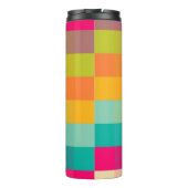 Abstract geometrisch patroon thermosbeker (Achterkant)