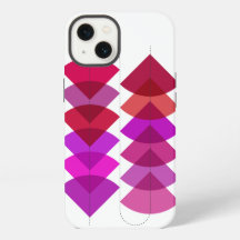 Abstract geometrisch patroon vormt roze paarse