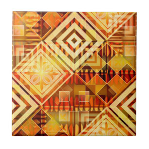 Abstract Geometrisch Patroonontwerp keramische teg Tegeltje