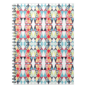 Abstract Geometrisch Stamlijnpatroon Notitieboek