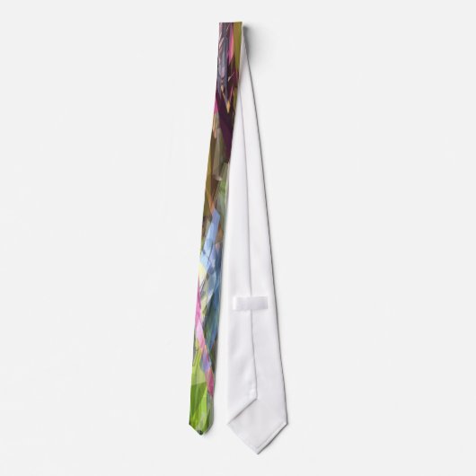 Abstract geometrisch Stropdas (0108-01) (Achterkant)