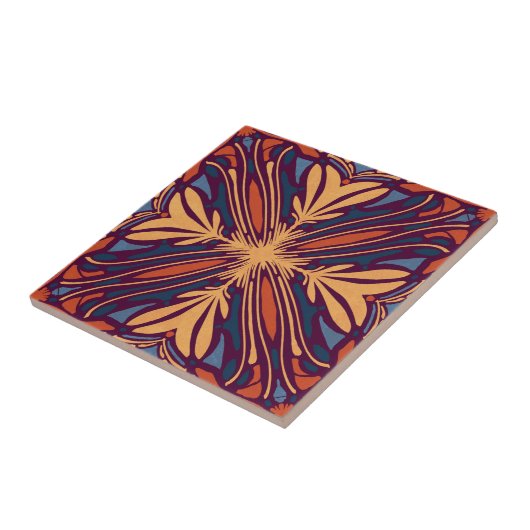 Abstract Geometrisch Tegeltje (Zijkant)