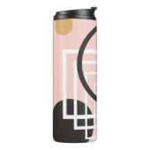Abstract geometrisch thermosbeker (Gedraaid links)