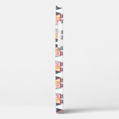 Abstract geometrisch tribale lijnpatroon Case-Mate iPhone case (Achterkant / Links)