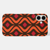 abstract geometrisch vormpatroon uit de jaren '70 Case-Mate iPhone case (Achterkant (horizontaal))