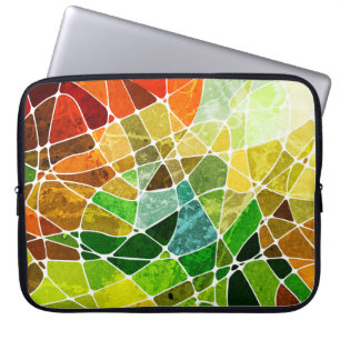 abstract geometrische grijpachtergrond, grijp laptop sleeve