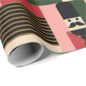 Abstract Geometrische kerstspeelgoed  Cadeaupapier (Rol Hoek)