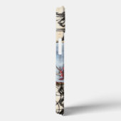 Abstract gepanelde afschildering met schuifwerk Case-Mate iPhone case (Achterkant / Rechts)