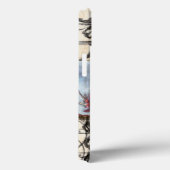 Abstract gepanelde afschildering met schuifwerk Case-Mate iPhone case (Achterkant / Rechts)