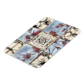 Abstract gepanelde afschildering met schuifwerk magneet (Linkerzijde)