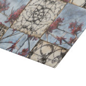 Abstract gepanelde afschildering met schuifwerk snijplank (Hoek)