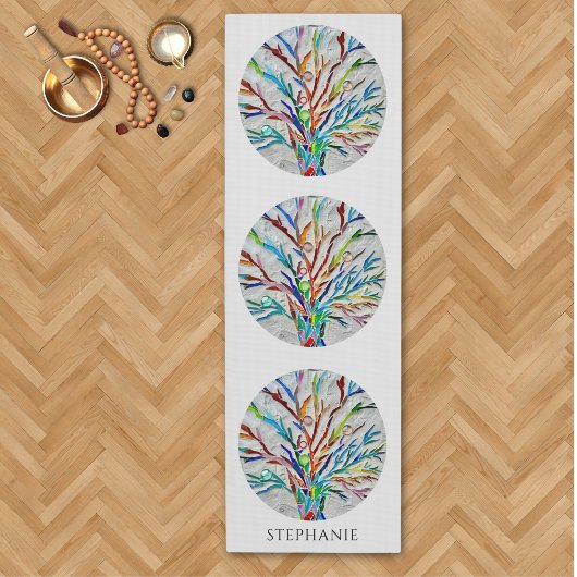 Abstract gepersonaliseerd yogamat