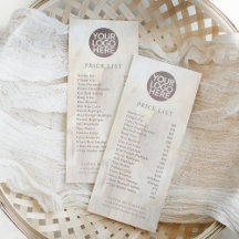 Abstract geschilderd met Logo | Prijslijstservices