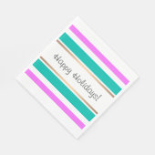 Abstract, gestript, elegant leuk per schatje servet (Hoek)