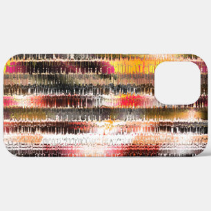 Abstract gestript van opvallend gesneden papier iPhone 12 pro max hoesje